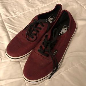 Maroon Vans